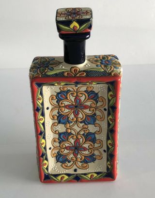 Dos Artes Reserva Extra Anejo Agave Tequila 1l Ceramic Empty Bottle Decanter