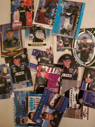 50 Assorted Ryan Newman Racing Cards - The " Good Ole Drivers "