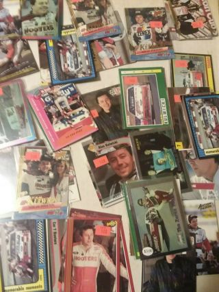 50 Assorted Alan Kulwicki Racing Cards - The " Good Ole Drivers "