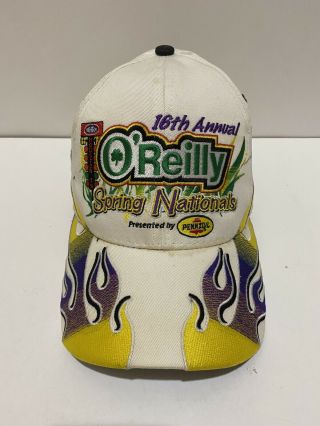 O’reilly Spring Nationals 2003 Houston Hat Penzoil With Rare Signatures