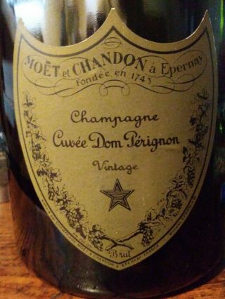 Dom Perignon Vintage Display Empty Bottle 150 Cl 90 Mm 14 3/4 Inches Tall