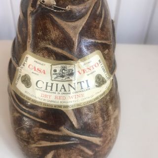 Chianti Wine Elephant Bottle - Hand Made In Italy - 1980 - Bar Decor,  Man Cave - 3