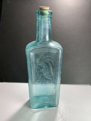 1900 Healy & Bigelow Indian Sagwa Medicine Cure Bottle Haven Ct