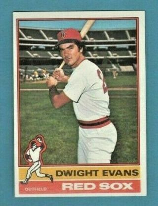 1976 Topps 575 Dwight Evans - Boston Red Sox - Sharp Corners - Nm - Mt