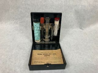 Vintage Urine Sugar Test Kit By A.  G.  Sheftel M.  D.  - Eli Lilly And Company
