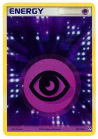 Otbg Pokemon Ex Power Keepers Psychic 107/108 Energy Card Holo Foil
