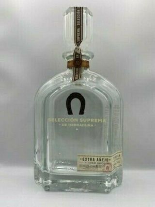 Herradura Seleccion Suprema Extra Anejo Tequila 750ml Bottle (empty)