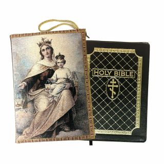 Mount Carmel Bible Book Ipad Tapestry Pouch - Reversible Case Purse 11 3/4 "