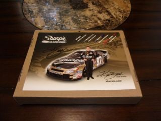 2004 Autographed 97 Kurt Busch " Sharpie " Nascar Nextel Cup Series Postcard