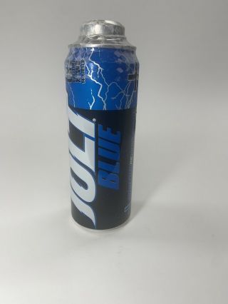 Vintage Jolt Cola Rare Early 2000s Battery Can - Blue