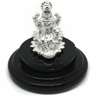 999 Pure Silver Lakshmi / Laxmi Idol / Statue / Murti (figurine 04)