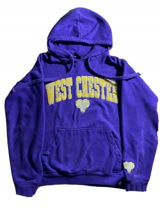 West Chester University Golden Rams Hoodie/sweatshirt Size: Small
