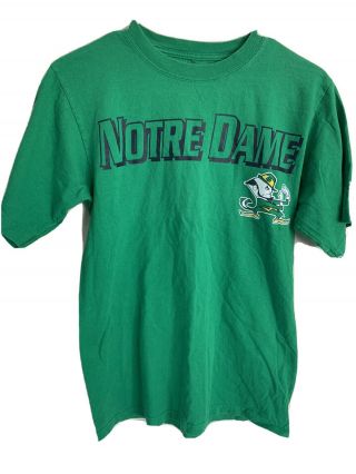Adidas Notre Dame Fighting Irish Size S T - Shirt Green