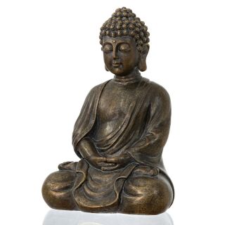 dharma emporium Buddha Statue,  Antique Bronze Finish,  8”,  Meditating,  Amitābha 3