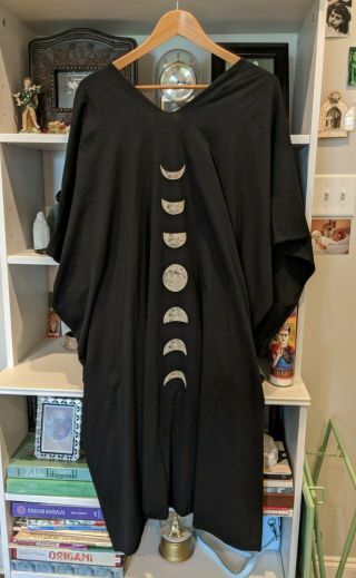 Earthbound Trading Moon Phase Open Robe - Clothes Wicca Ritual Hippie Unique