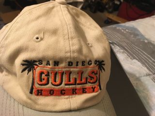 San Diego Gulls Hockey Vintage Natural Wear Looking Hat