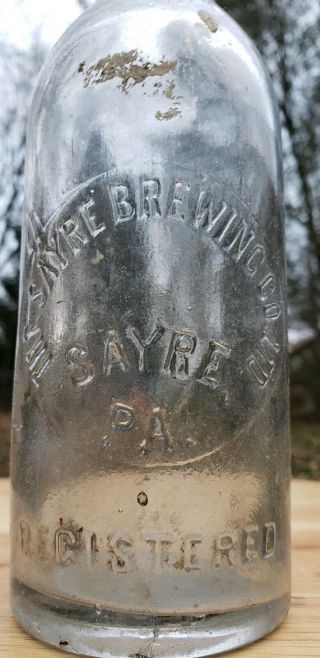 Antique Pre Prohibition Sayre Brewing Co.  Bottle Sayre PA Embossed BIMAL Scarce 2