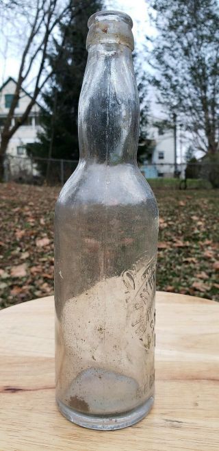 Antique Pre Prohibition Sayre Brewing Co.  Bottle Sayre PA Embossed BIMAL Scarce 3