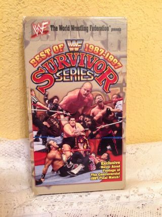 Wwe Wwf Best Of Survivor Series 1998 Vhs Wrestling Video