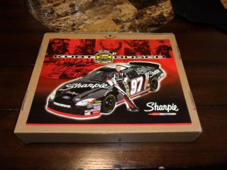2005 Autographed 97 Kurt Busch " Sharpie " Nascar Nextel Series Postcard