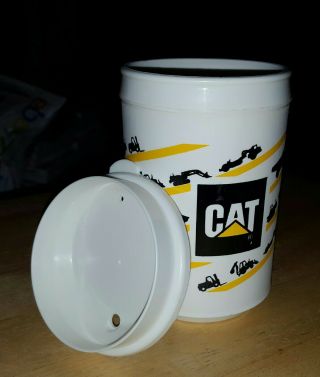 Vtg Aladdin Caterpillar Thermal Insulated Hot/cold Mug/cup 12 Oz.