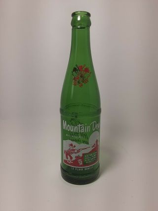 Vintage Mountain Dew Hillbilly 12oz Bottle Bud And Bill 101 H2