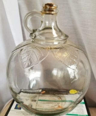 Vintage Laird & Co Inc Eatontown Nj Apple Cider Applejack Shaped Bottle Jug