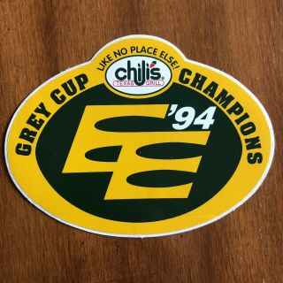 1994 Edmonton Eskimos Cfl Team Logo Sticker