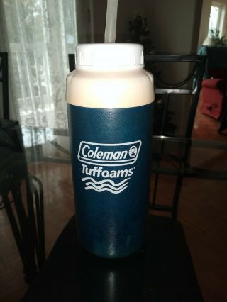 1 Vintage Coleman Tuffoams Cold Water Beverage Container.  Cond 4 1/2 Cups