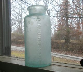 Applied Lip 1870s E.  R.  Durkee & Co Ny Mustard Food Bottle Shown In Digging Video