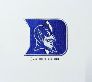 Duke Blue Devils Sport Logo Patch Iron And Sewing On Clothes