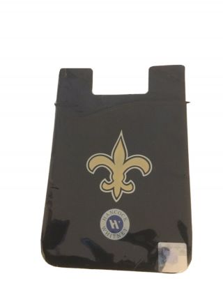 Orleans Saints Silicone Cell Phone Credit Card Holder From 2019 Home Game