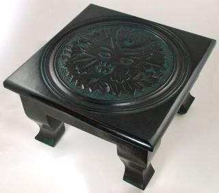 Altar Table Greenman 8 " Wicca,  Goddess Spells,  Witch Shop Ritual Table.  Pagan