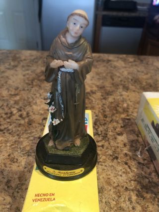 6” Inch Saint Anthony San Antonio St Statue Figurine Santo Religious W/ Baby