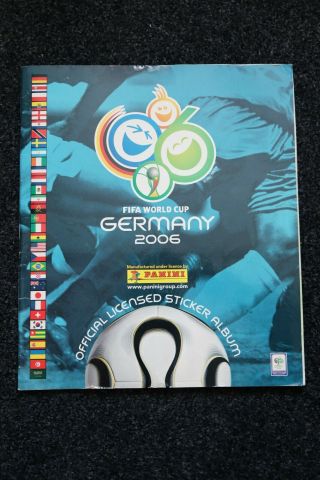 Panini Fifa World Cup Germany 2006 Sticker Album 100 Complete - Full Book