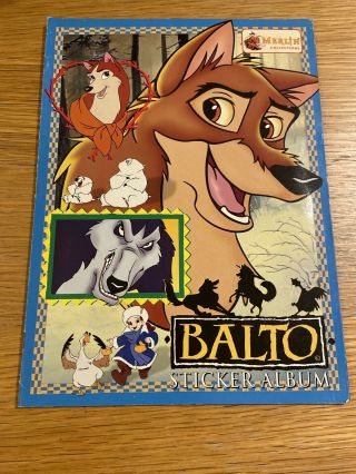 Merlin Balto 100 Complete Sticker Album Rare