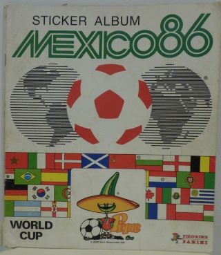 Panini World Cup Mexico 86 Sticker Album - Complete