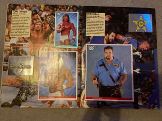 Merlin WWF WWE Superstars Of Wrestling Series 1 100 Complete Sticker Album 3