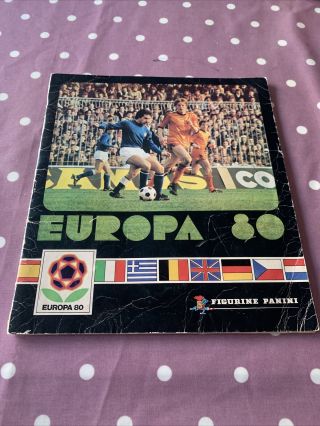 Panini Europa 80 Sticker Album,  Only 17 Missing Stickers