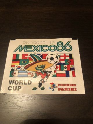 Panini World Cup 1986 Omaggio Edition Sticker Packet