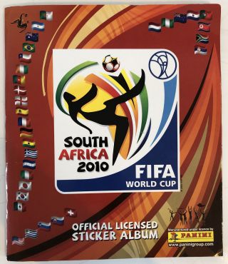 Complete Rare Priced On Back Page Panini World Cup 2010 South Africa Album