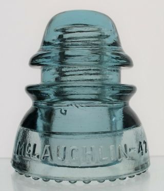 Cornflower Blue Cd 154 Mclaughlin - 42 Glass Insulator