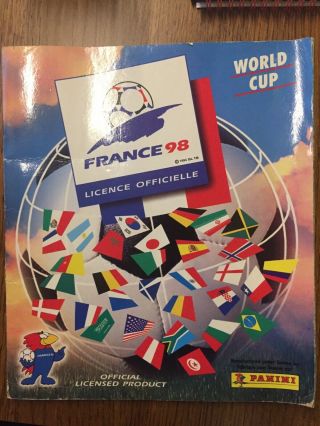 Panini France 98 World Cup Sticker Album 1998 Zidane Henry