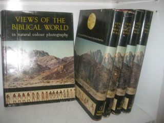 5 Vol Set Views Of The Biblical World In Natural Colour Photography Judaica
