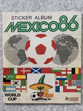 Panini Mexico 86 Complete Sticker Album