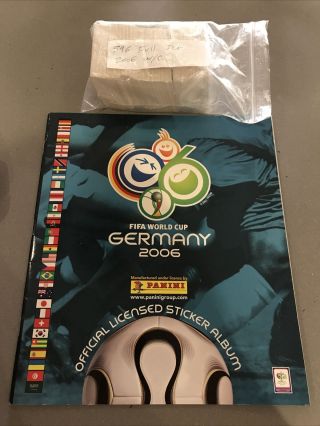 Panini World Cup 2006 Full Set Of Stickers & Empty Album