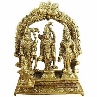 Antique Brass Made Lord Ram Darbar | Religious Indian Art Statue