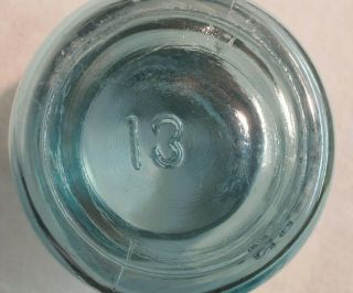 Quart Size 13 Blue Ball Perfect Mason Fruit Canning Jar With Zinc Lid