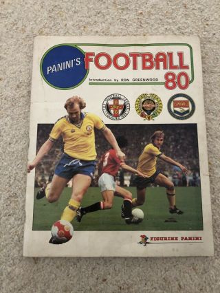 Football 80 Panini Sticker Album - 100 Complete -