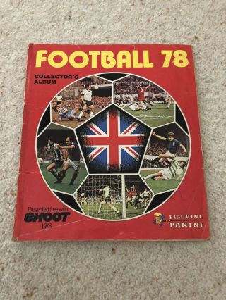 Football 78 Panini Sticker Album - 100 Complete -